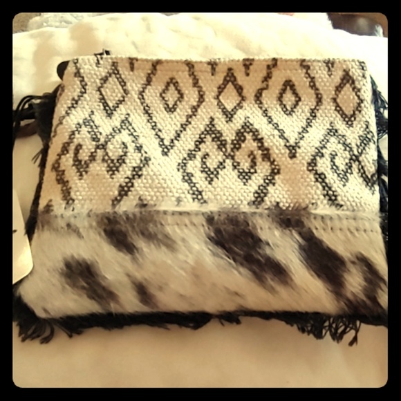 Myra Bag Handbags - Myra Bag hairon canvas/leather wristlet  NWT